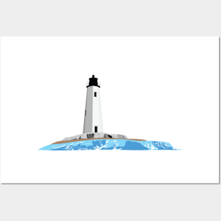 New Point Light House Posters and Art